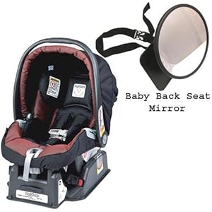 Peg Perego Primo Viaggio sip 30 30 Car Seat w Back Seat Mirror - Boheme