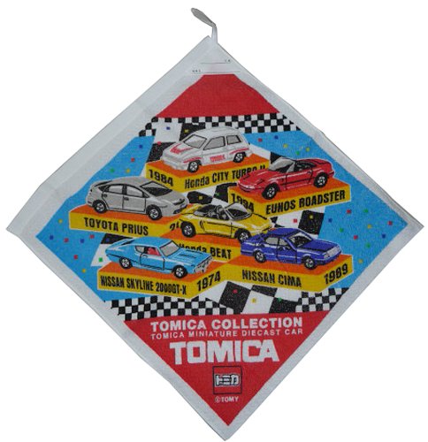 トミカ トミカコレクション TCF ループ付ハンドタオル コレクション柄 乗用車柄タイプ