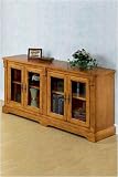 dartmouth 4-door Lowboy With Glass Doors