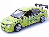 Review Joyride Entertainment - Fast & Furious gelb /grün, 1:18 / Fast & Furious - 1:18 Scale 2002 Mitsubishi Lancer Evolution Vll