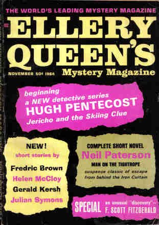 Image of: Ellery Queen's Mystery Magazine, November 1964 Pentecost's first Jericho Story (Volume 44, No. 5)