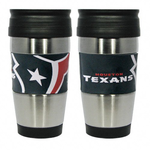 Houston Texans Travel Mug: 15 oz Stainless Steel Travel Tumbler