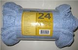 Fibertone 188 Mills Light Blue Wash Cloth - 24 Count 12x12 Inches