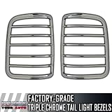 2005-2008 Lincoln Mark LT Chrome Tail Light Bezels 