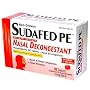 Sudafed PE-Maximum Strength Nasal Decongestant, 90 tablets