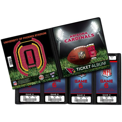 NFL Arizona Cardinals Ticket Album
