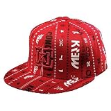 KR3W Too Live Men's Fitted Hat - One Size Fits All - Red