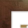 Craig Frames FM74DKW 11 by 14-Inch Rustic Photo Frame, Smooth Grain Finish, 2-Inch Wide, Dark Brown