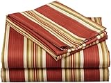 IMAGE OF Yardley Collection 300-Thread-Count Cotton Full Sheet Set, Spice