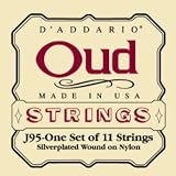 D'Addario Set Oud Silver On Nylon