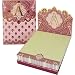 A Monogram Punch Studio Paisley 75-Page mini notepad - magnetic closure jewel on tab, One