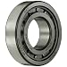 SKF Cylindrical Roller Bearing, Straight Bore, Removable Inner Ring, Flanged, High Capacity, Steel Cage, Metric, C3 Clearance