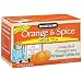 Bigelow Orange & Spice Herbal Tea, 20-Count Boxes (Pack of 6)