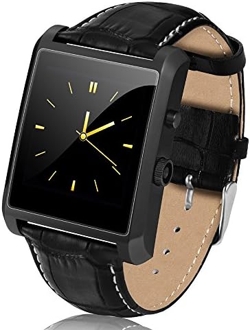 YEMON IP68 Waterproof Smartwatch Bluetooth and Heart Rate Monitor Smartwatch Support IOS and Android Smartphone YM08 (Black)