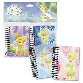 Tinkerbell Mini 3D Notebook, 2 Pack Case Pack 48