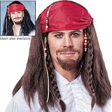 Buccaneer Pirate Wig - Black