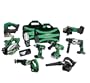 Hitachi KC18DX9L 18-Volt Lithium-Ion 9-Tool Combo Kit