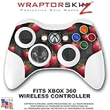 Strawberries on Black Skin by WraptorSkinz TM fits XBOX 360 Wireless Controller (CONTROLLER NOT INCL