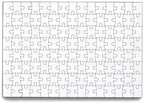 SanShun Blank Puzzle Jigsaw Puzzle 120 Pieces (6-Pack) by SanShun