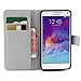 Note4 Case, Galaxy Note4 Flip Case,Gift_Source [Stand Feature] Case Wallet [Wallet S] Premium Wallet Case Flip Cover for Samsung Galaxy Note4 - Elephant Damask Pattern +1 X Screen Protector and Stylus Pen