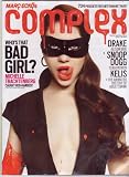 Marc Ecko's COMPLEX Magazine (Feb/Mar 2010) Who's That Bad Girl? MICHELLE TRACHTENBERG