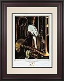 Framed 10.5 x 14 Super Bowl XV Program Print | Details: 1981, Raiders vs Eagles