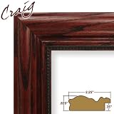18x24 Cherry red custom wood picture frame / poster frame