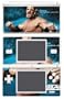 HHH Triple H King WWE Wrestler Vinyl Decal Cover Skin Protector 2 for Nintendo DS Lite