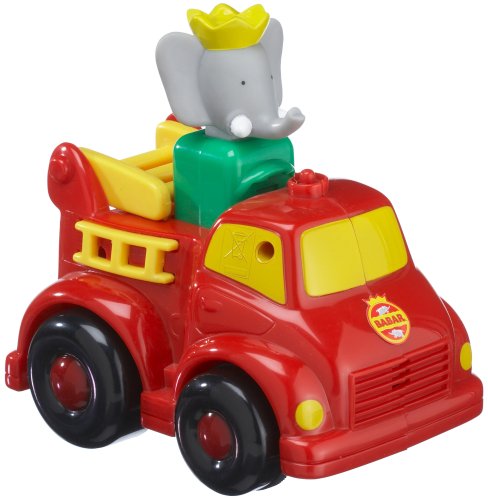 Lansay - Jouet Premier Age - Vehicule Babar  - Camion de pompiers