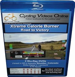 Xtreme Calorie Burner! Road to Victory. Boulder Colorado. Indoor Cycling Training / Spinning Fitness and Workout Videos. Blu Ray Edition [Blu-ray]