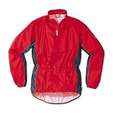 Jeantex Bourg Waterproof Cycling Jacket, Red, X Large 43-44 inch Chest