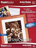 Printworks Portrait Studio Collection Specialty Photo Paper, Artist Matte, 8.5 x 11, 11 mil Thickness, 5 Sheets/Pack - 00650 Printworks Portrait Studio Collection Specialty Photo Paper, Artist Matte, 8.5 x 11, 11 mil Thickness, 5 Sheets/Pack - 00650