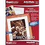 Printworks Portrait Studio Collection Specialty Photo Paper, Artist Matte, 8.5 x 11, 11 mil Thickness, 5 Sheets/Pack - 00650