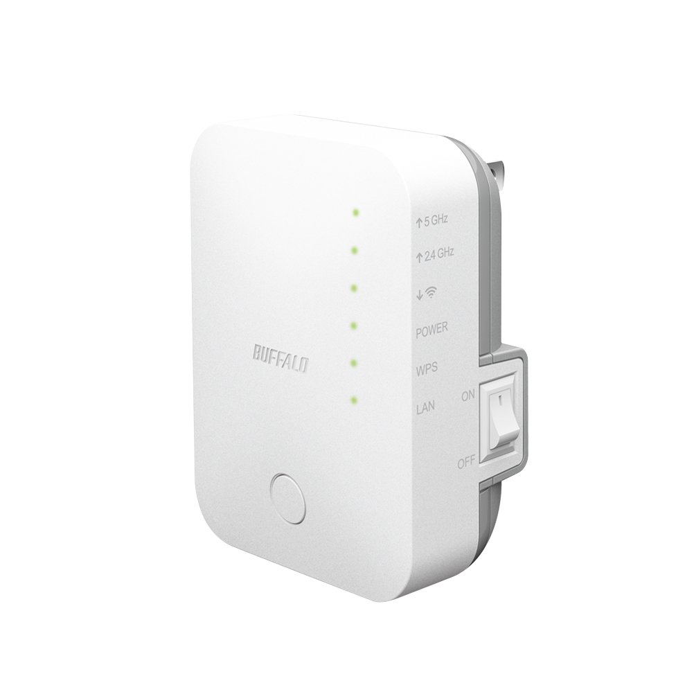 BUFFALO 無線LAN中継機 エアステーション 11ac/n/a/g/b 433+300Mbps WEX-733D