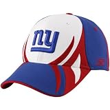 Reebok New York Giants White Colorblock Adjustable Team Colors Hat