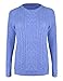Roco Rose Women's Crew Neck Ribbed Knited Long Sleeve Tunic Sweater