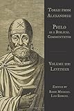 Torah from Alexandria: Philo as a Biblical Commentator (Leviticus) (Volume 3)