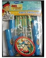 Disney Jr "Jake and The Neverland Pirates" Party Favor Pack : 48 Piece Value!