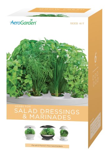 AeroGarden 6-Pod Seed Kit Herbs for Salad Dressings and Marinades