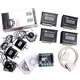 4 Axis 1.2N Stepper Motor 3.5A Driver TB6560 Nema23 USB Interface Board CNC Kit