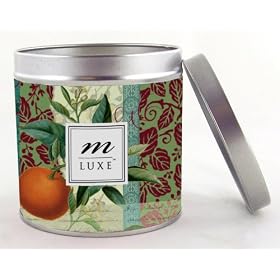 Mudlark Large Citrus Clove Candle Tin, Holiday Memories
