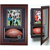 NFL Football Shadowbox Display Case