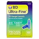 BD Ultra-Fine 33-Gauge Lancets - 100-pk.