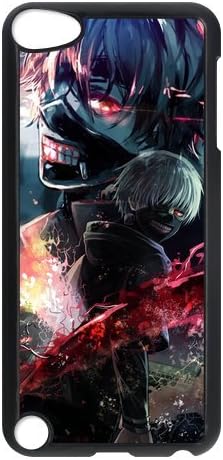 iPod 5 Cases - Tokyo Ghoul Waterproof Case for Apple iPod Touch 5th Generation,iPod Touch 5 Case,Screen Protector for iPod Touch 5/5th generation (Black/white)