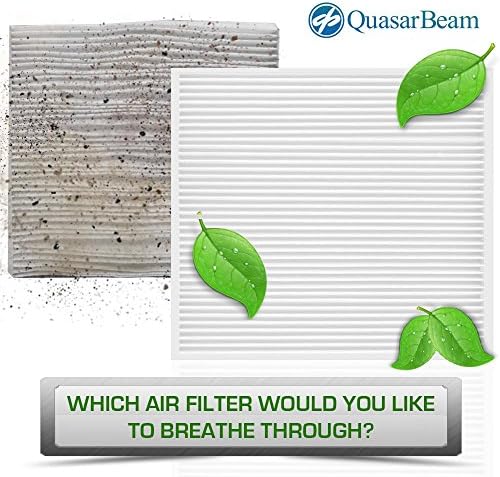 QB C20028R/C20029C Cabin Air Filter Guard for Scion, Toyota Models (WHITE)