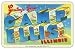 Fridgedoor - Greetings From Camp Ellis IL - Car Magnet Image