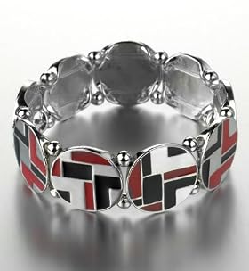 Geometric Disc Stretch Bracelet