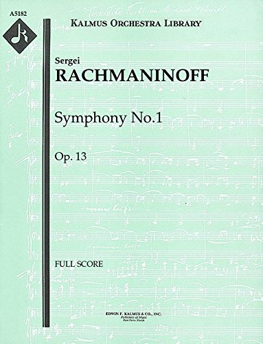 Symphony No.1, Op.13: Full Score [A5182]
