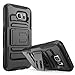 Samsung Galaxy S7 case, iWIRE® Black Rugged Double Layer Armor Kickstand Cover Case With Holster for Samsung Galaxy S7 G930 2016) + iWIRE® Touch Screen Pen