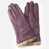 ※SALE※ エクリュクス(ecluxe) 手袋(インナーファーショートレザーグローブ) レディス